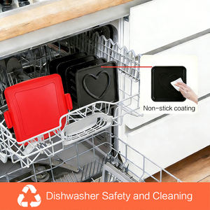 Sartén para hornear y cocinar en forma <span class=keywords><strong>de</strong></span> corazón apta para microondas - Product Image 5