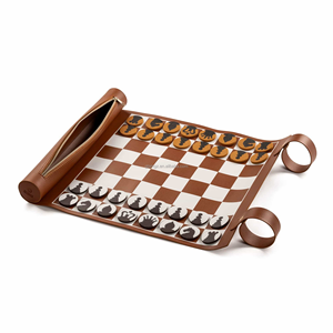 Judaica gioiello moderno <span class=keywords><strong>gioco</strong></span> di pezzi di cuoio otello dama <span class=keywords><strong>gioco</strong></span> - Product Image 5