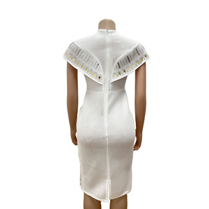 L-3XL Phụ Nữ Châu Phi Của New Sang Trọng Hot Kim Cương Mô Hình Ăn Mặc Hip Bọc Ăn Mặc - Product Image 6