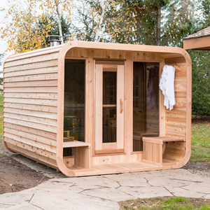 Bán Buôn Rắn Gỗ Ngoài Trời Ướt Tắm Hơi Cho 5-6 Người Cho Gia Đình Sử Dụng Hoặc Biệt Thự Plaza Phòng Tắm Hơi - Product Image 4