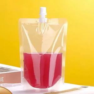 Percetakan Kustom Kosmetik Plastik Aluminium Foil Tas Sampel Sachet dengan Cerat Tangan Pembersih Gel Gel Minuman Kopi