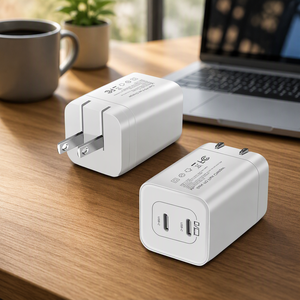 อะแดปเตอร์ชาร์จเร็ว 65W GaN III PD3.1 ช่อง USB-C คู่ กำลังไฟ 45W+20W ปลั๊กพับได้ ได้รับการรับรองมาตรฐาน UL ETL FCC สำหรับทุกอุปกรณ์ - Product Image 5