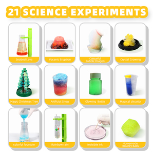 Nueva Llegada 2025 Interesante Preescolar Juguetes Educativos Ciencia Experimento Kit Química Reacción Kit de Aprendizaje - Product Image 4