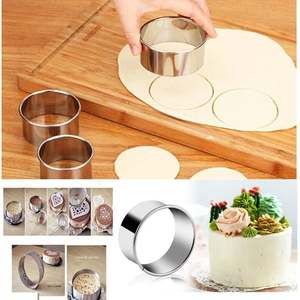 Ensemble de 11 <span class=keywords><strong>emporte</strong></span>-pièces ronds en acier inoxydable 430, <span class=keywords><strong>emporte</strong></span>-pièces circulaires pour biscuits, moules à beignets ronds pour la pâtisserie, hauteur de 3 cm - Product Image 5