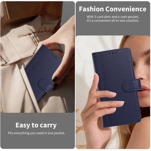 Práctica Funda Cartera con 9 Ranuras para Tarjetas para <span class=keywords><strong>iPhone</strong></span> 17E 16E 17 Air 16 15 Pro Max 14 13 12 <span class=keywords><strong>11</strong></span> Plus con Correa Cruzada y Cordón para Teléfono - Product Image 5