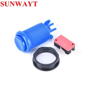 28Mm Gắn Lỗ Happ Phong Cách Tiêu Chuẩn Vòng Nút Push American Với Microswitch Cho Arcade Máy Mame Jamma Trò Chơi - Product Image 5
