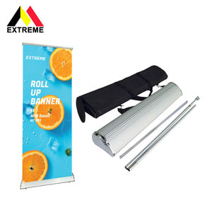 Roll up Banner & Stand Aluminium Alloy Grosir - Display Iklan Ringan dan Portabel 85x200cm untuk Promosi Industri - Product Image 1