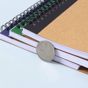 Various Promotion Kraft Paper Color Matching Coil <b>Book</b> Spiral Loose-leaf <b>Note</b> <b>Book</b> Diaries <b>Notes</b> with Ball Pen - Product Image 4