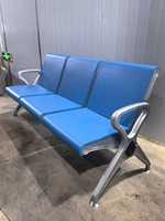 Banc d'attente en acier durable 3/4/5 places pour aéroport, hôpital, réception |   Sièges publics confortables