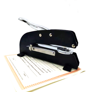 Machine d'estampage de gaufrage de gaufrage de bureau robuste professionnelle pour la lettre de certificat de bureau - Product Image 1