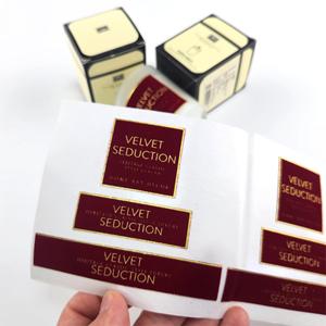 Etichette Adesive di Lusso in Velluto con Lamina d'Oro per Matrimoni e Feste di Compleanno, Chiudi Busta Personalizzati Rossi Floreali di Ringraziamento per Regali - Product Image 4