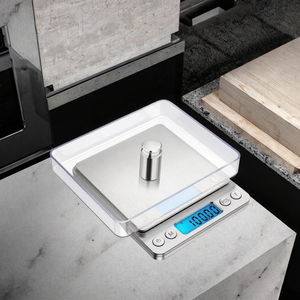 Balance numérique électronique I2000 pour aliments cuits, en acier inoxydable et plastique, avec écran LCD, alimentée par piles AAA, précision 0,01g, pour la cuisine - Product Image 3