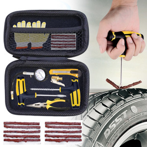 Tire Repair <b>Kit</b> 10-Pack For Car And <b>Electric</b> Bicycle Tubeless Tires Quick Fix Tools With Plugs And Tools Set - Product Image 1