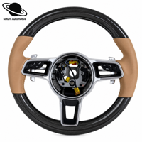 Volant en fibre de carbone pour Porsche 981 991 992 718 Macan Panamera 971 Cayenne Taycan Boxster Cayman GT Macan