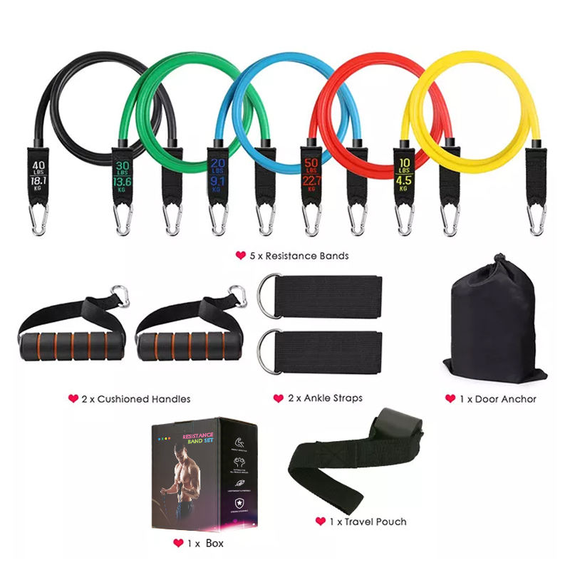 Amazon 10 Lb Resistance Band Odoland 21pcs Resistance Bands Set