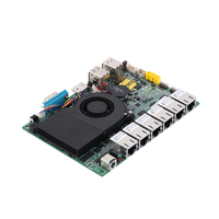 Qotom 6 Intel I211AT Gigabit LAN X86 Itx Mini PC industrial Placa base Firewall Board Fanless