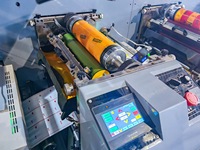 Machine de découpe et d'impression flexo pour étiquettes adhésives d'emballage de sandwichs et d'aluminium, sacs en papier pour hamburgers