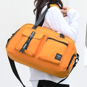 Bolsa Deportiva de Nailon de Gran Capacidad, Color Rosa y Negro, Bolsa de Viaje Unisex, Bolso de Hombro para Deportes de Interior, Primavera 2024 - Product Image 3