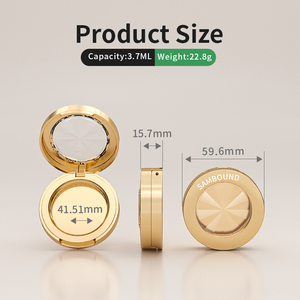 Hình Dạng Tùy Chỉnh Blush <span class=keywords><strong>Container</strong></span> Đám Mây Nhỏ Dễ Thương Tre Hoa Hồng Màu Đỏ Rỗng Vòng Trong Suốt Hình Trái Tim Balm Blush <span class=keywords><strong>Container</strong></span> - Product Image 3