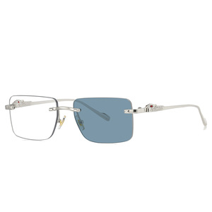 Nuevas Gafas de Sol Retro Cuadradas Fotocromáticas sin Marco, Minimalistas, con Lentes Fotosensibles, Protección UV400, Unisex, Versátiles - Product Image 2