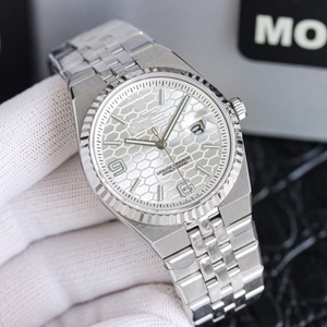 Nouvelle montre mécanique pour homme New <span class=keywords><strong>Land</strong></span> Resident Luxury Ice Blue Log 9015 avec mouvement <span class=keywords><strong>ETA</strong></span>, disque en nid d'abeille, luminescent, bracelet en acier inoxydable - Product Image 5
