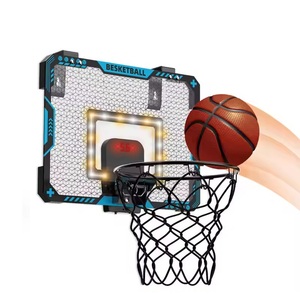Funny Fitness Indoor Portable Wall Basketball Stand LED Light Electronic Scoreboard Mini Basketball <strong>Hoop</strong> Kids Sports Plastic - Product Image 1