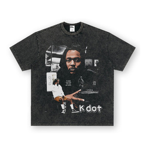 Felpa girocollo da uomo Kendrick Lamar DAMN con grafica fronte-retro in seta/cotone, 280g, pesante, collo piccolo, oversize, vintage - Product Image 6