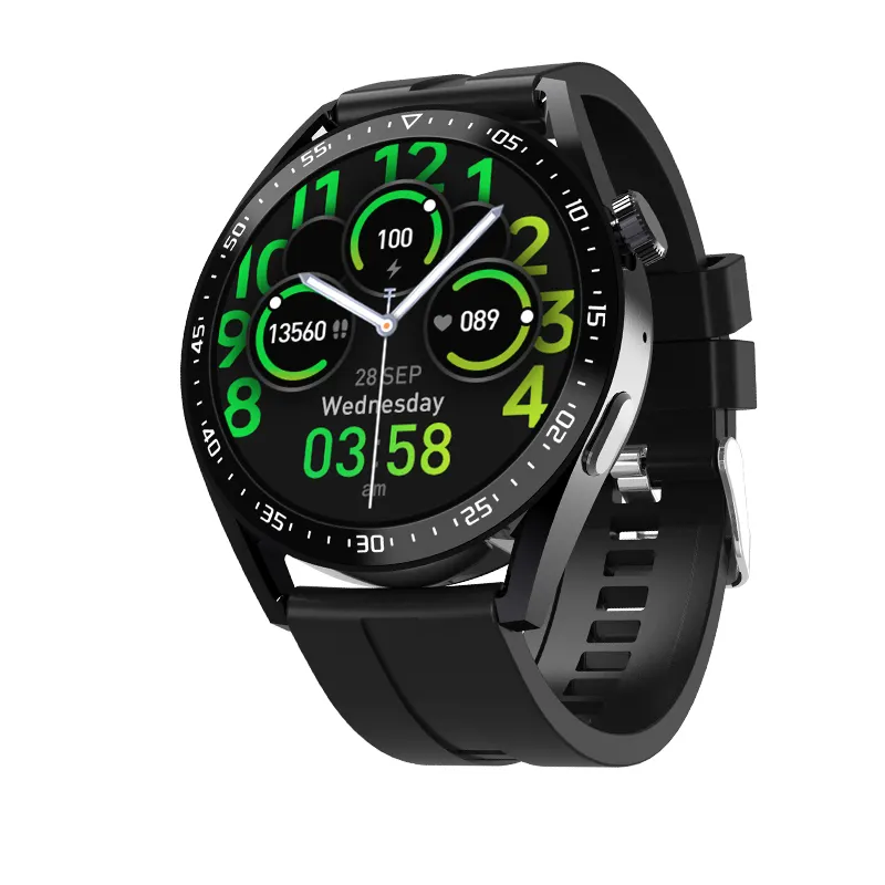 2022 Men's smartwatch smart sport health fitness bracelet hw28 smartwatch AI assistant NFC waterproof smartwatch HW28