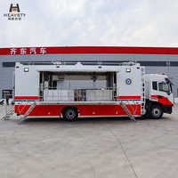 Camion de restauration d'urgence HEAVSTY 4x2 neuf, générateur diesel automatique, cantine mobile en acier inoxydable, camion de restauration