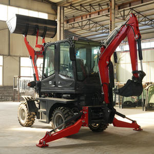 تصنيع الصين لودر حفار تحميل النقل 4x4 محمل حفار هيدروليكي بناء الطريق لودر حفار متعدد الوظائف - Product Image 1