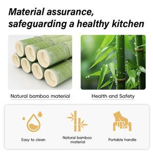 Tabla de cortar de bambú grande de lujo gruesa de cocina rectangular personalizada al por mayor de fábrica WDF - Product Image 2