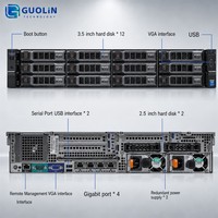 Serveur Rack Dell PowerEdge R730 2U d'occasion pour Opérations Réseau et Traitement de Données Professionnelles, avec Processeur Intel Xeon E5-2600 V4 22 Cœurs