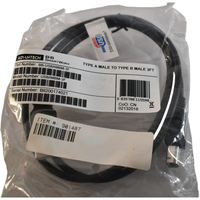 Kabel USB 20A Male ke B 3ft Baru untuk PLC, Ad Bbusbambm3f, Bb Smartworx, dan Kontroler NSMP