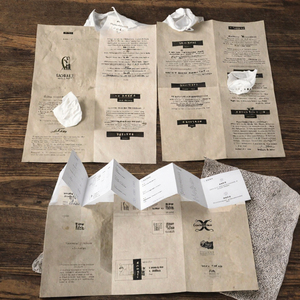 Folleto de Menú de Restaurante Plegable en Dos o Tres Partes, Impresión Offset en Papel de Arte Brillante Personalizado, Folleto Plegable para Catering - Product Image 3