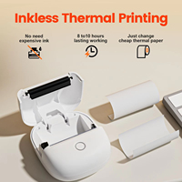 Printer Thermal Mini Portabel Tanpa Tinta Grosir 2026, Status Stok, Printer Saku Pintar untuk Nota Tempel dan Perangkat Seluler