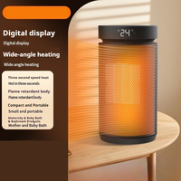 Souffleur d'air chaud USB portable pour la maison, chauffage rapide PTC, régulateur de température, thermostat réglable, contrôle de l'énergie