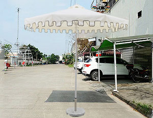 Sombrilla de Jardín con Marco de Aluminio Impermeable, para Exteriores, Playa, Patios y Terrazas, en Oferta - Product Image 4