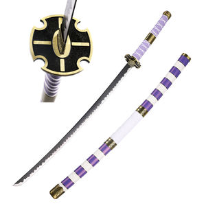 103cm One Piece Cosplay Arme Réplique Luffy Zoro Nidai <span class=keywords><strong>Kitetsu</strong></span> Katana Épée Réel Japonais Smaurai - Product Image 1