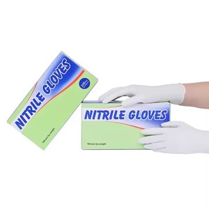 Guantes de Examen de Nitrilo Desechables Titanfine, Grado Médico, Sin Polvo, No Estériles, Superficie Texturizada Blanca, Clase I, Tallas <span class=keywords><strong>S</strong></span>/M/L/<span class=keywords><strong>XL</strong></span> - Product Image 6