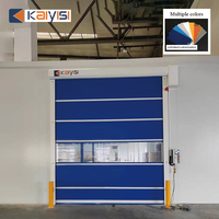 Portes rapides automatiques enroulables en PVC modernes, étanches et finies pour entrepôts, portes à enroulement électriques rapides en gros