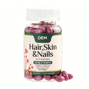 Capsules molles de vitamines pour <span class=keywords><strong>cheveux</strong></span> pour femmes, best-seller OEM, meilleures vitamines pour la repousse des <span class=keywords><strong>cheveux</strong></span>, multivitamines, <span class=keywords><strong>biotine</strong></span>, croissance des <span class=keywords><strong>cheveux</strong></span>, des <span class=keywords><strong>ongles</strong></span> <span class=keywords><strong>et</strong></span> de la peau - Product Image 1