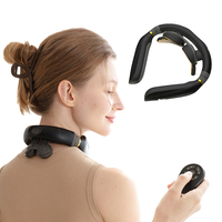 Masseur de cou intelligent portable Alphay CE avec chaleur pour la maison, le bureau et les voyages, massage du cou par impulsions électriques