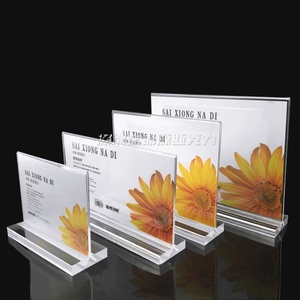 A4 Acrylic dấu hiệu hiển thị chủ S thẻ đứng A4 Acrylic dấu hiệu hiển thị chủ Tên Thẻ Nhãn đứng - Product Image 5