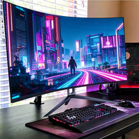 Monitor de Juegos Curvo OEM de 27/32/34 Pulgadas, 2K/4K/5K, 144HZ 165HZ, Monitores LCD para Juegos