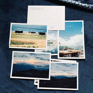 Kartu pos foto kustom cetak massal 300GSM gaya Modern kartu ucapan pribadi untuk hadiah - Product Image 6