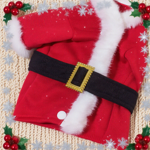 2025 Nueva gran oferta, albornoz grueso cálido para mascotas, Navidad, gatito, perro, ropa <span class=keywords><strong>de</strong></span> casa, poliéster protector para verano e invierno - Product Image 3