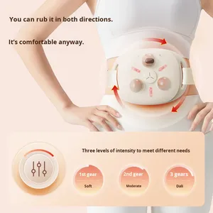 Masajeador Abdominal Yuanqi XX Pequeño, Totalmente Automático, Recargable, con Calor, Color Blanco, Promueve la Peristalsis Intestinal, Mini - Product Image 3