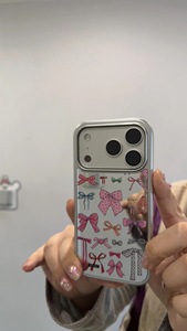 Custodia per telefono alla moda con fiocco carino per ragazze, per 17promax 1615 14 <span class=keywords><strong>13</strong></span> 12 11, all'ingrosso, estetica, per ragazze e donne - Product Image 2