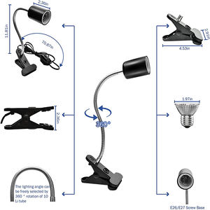 <span class=keywords><strong>Support</strong></span> à pince en céramique pince luminaire pour Reptiles lumières <span class=keywords><strong>tortue</strong></span> lézard <span class=keywords><strong>lampe</strong></span> <span class=keywords><strong>chauffante</strong></span> lumière - Product Image 6