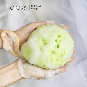 Lalasis sponge shower baby natural wool sea body bath super soft bath sponge cushion bath and body works wholesale